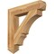 Ekena Millwork Balboa Arts & Crafts Rough Sawn Bracket, Western Red Cedar, 6"W x 34"D x 34"H BKT06X34X34BOA03RWR - alternate 1